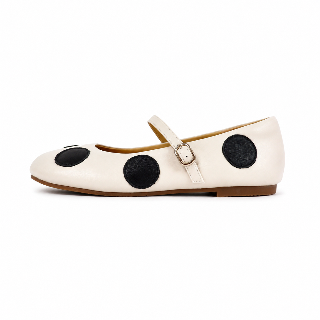 MICCO Polka Dot Mary Jane Flats 7698-3