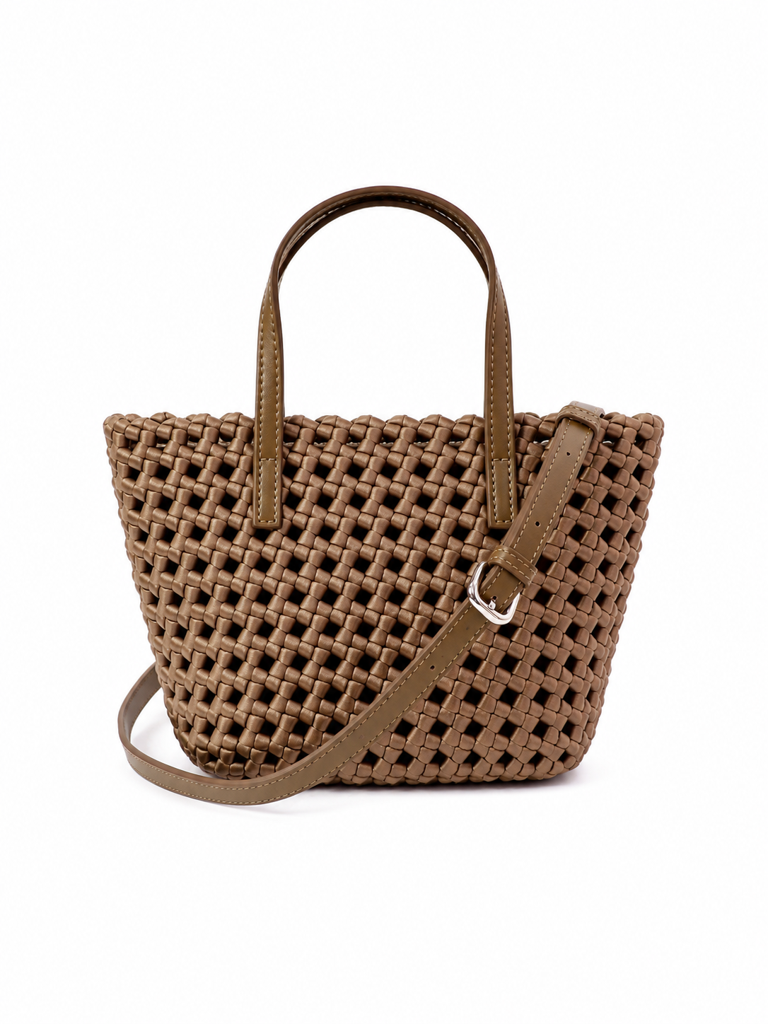 PU leather Woven Bag Model B1786-1