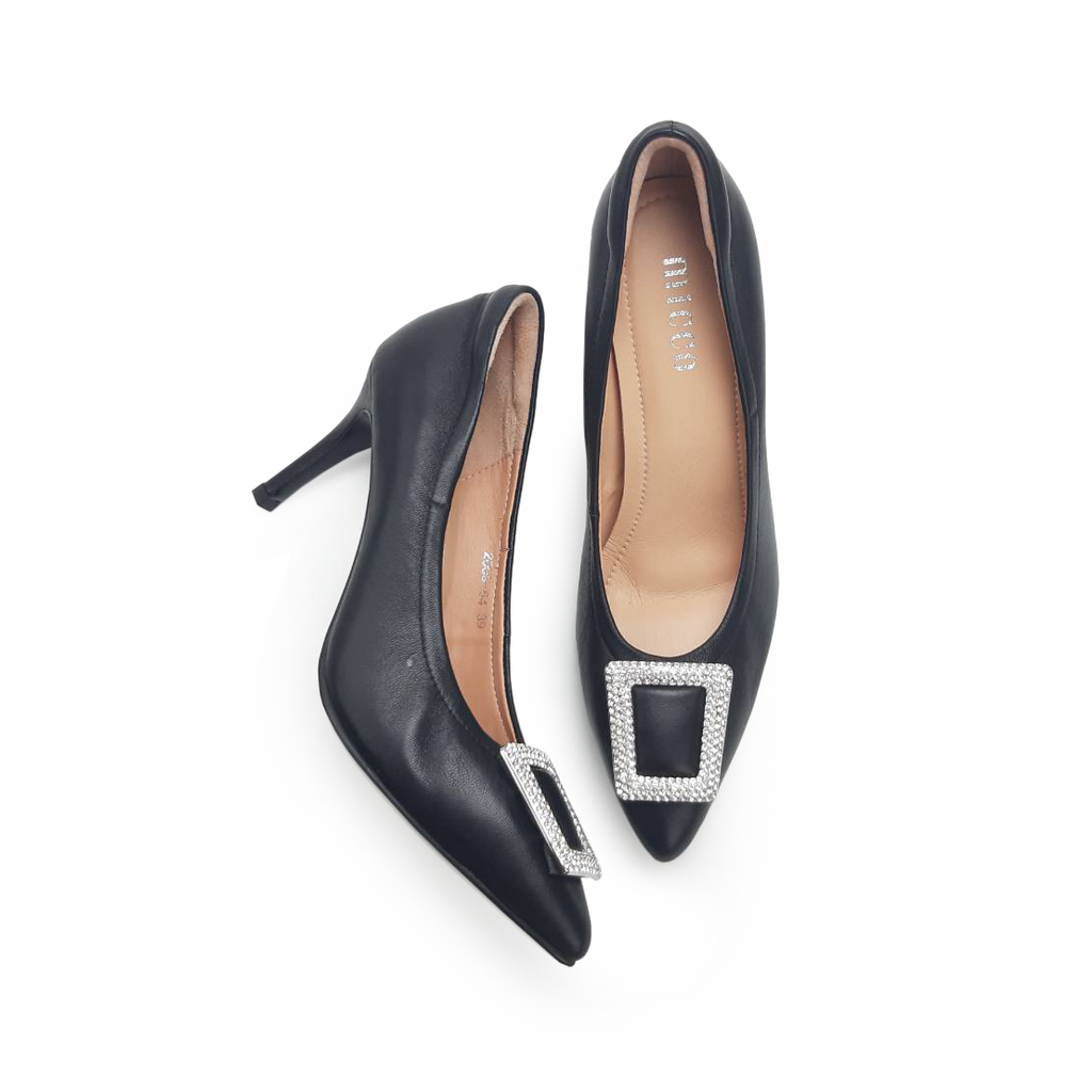 MICCO High Heeled Pumps decorated with crystals Model 2009-64