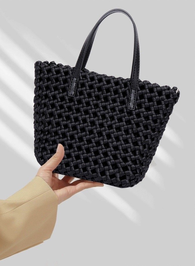 PU leather Woven Bag Model B1786-1