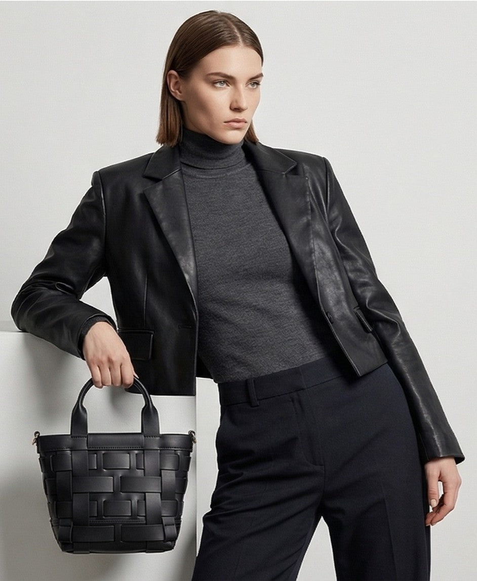 Maison Woven Handbag Model 3857