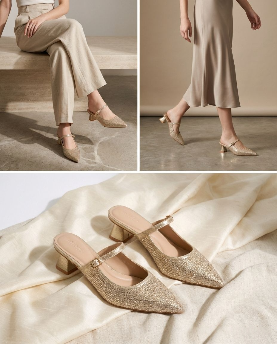 MICCO Heeled Sandals Model 6089-2 