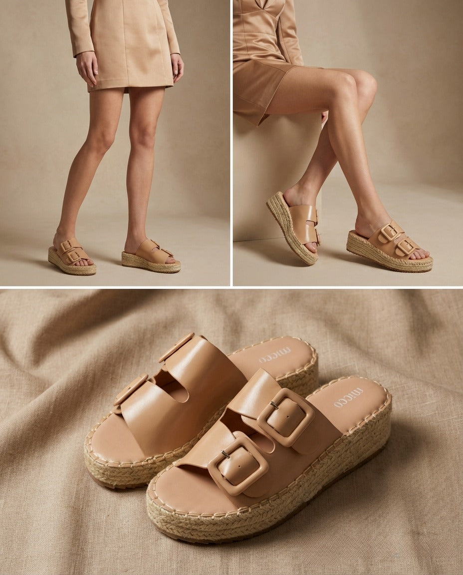 MICCO Flatform Sandals Model 6901-3