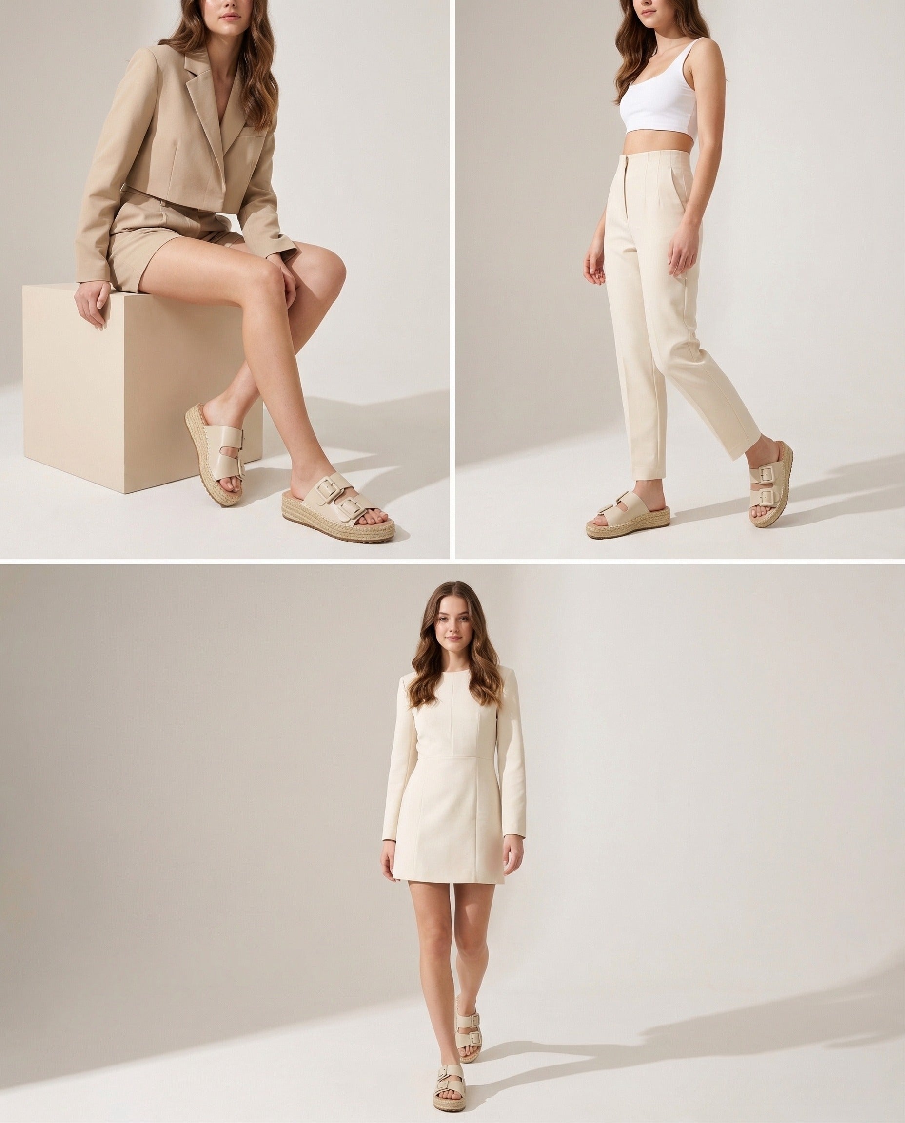 MICCO Flatform Sandals Model 6901-3