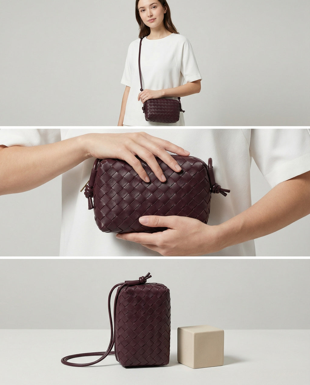 Woven Shoulder Bag Model B1732-2