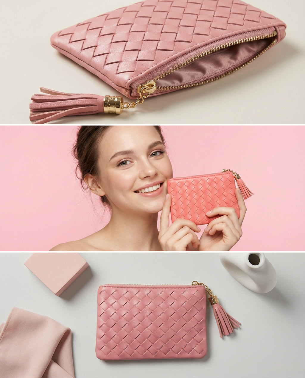 Square Woven Pouch Model B43