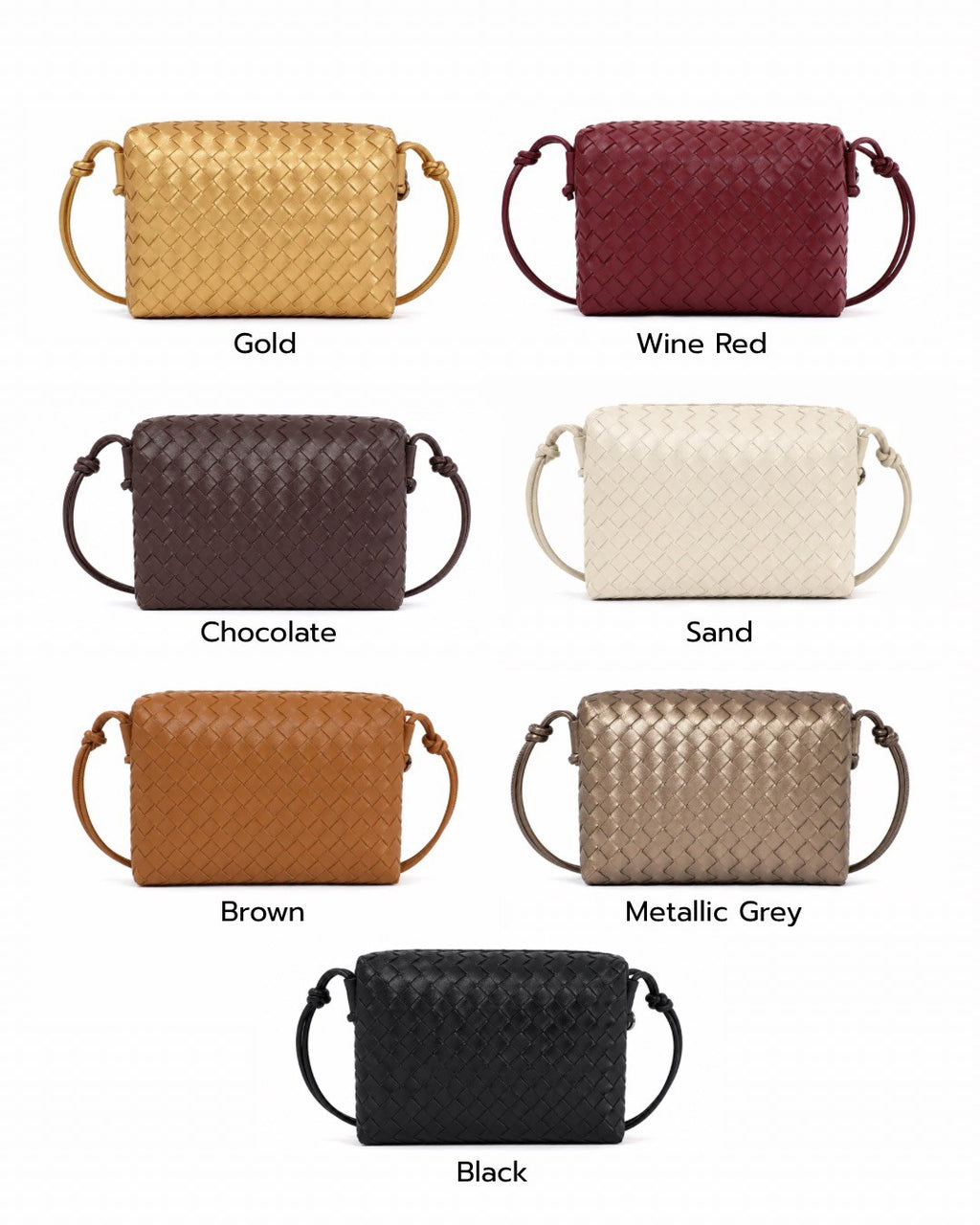 MICCO Woven Crossbody Bag K2724