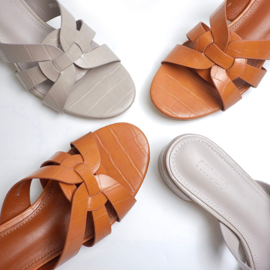 MICCO Woven Heeled Sandals Model 3878-520