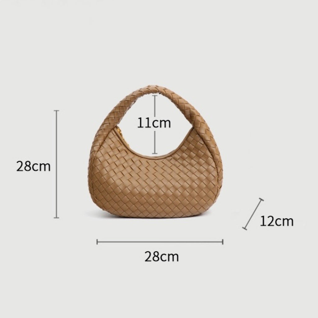 PU woven leather Handbags Model B1807