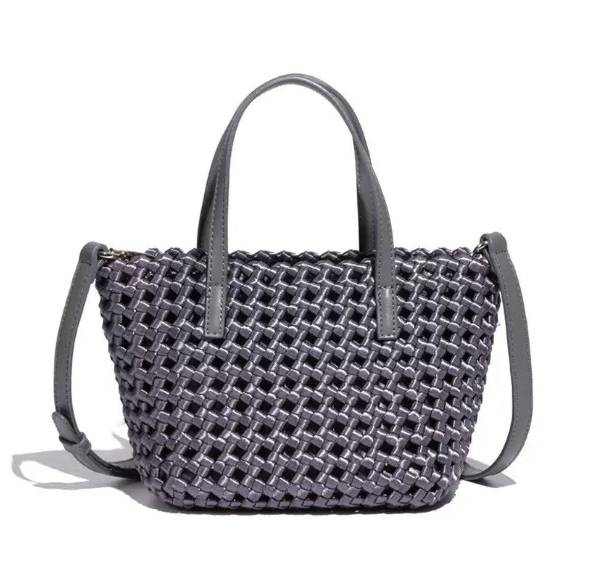 PU leather Woven Bag Model B1786-1
