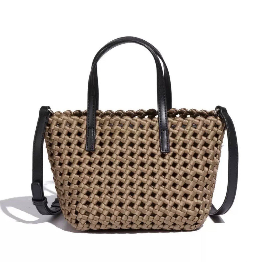 PU leather Woven Bag Model B1786-1