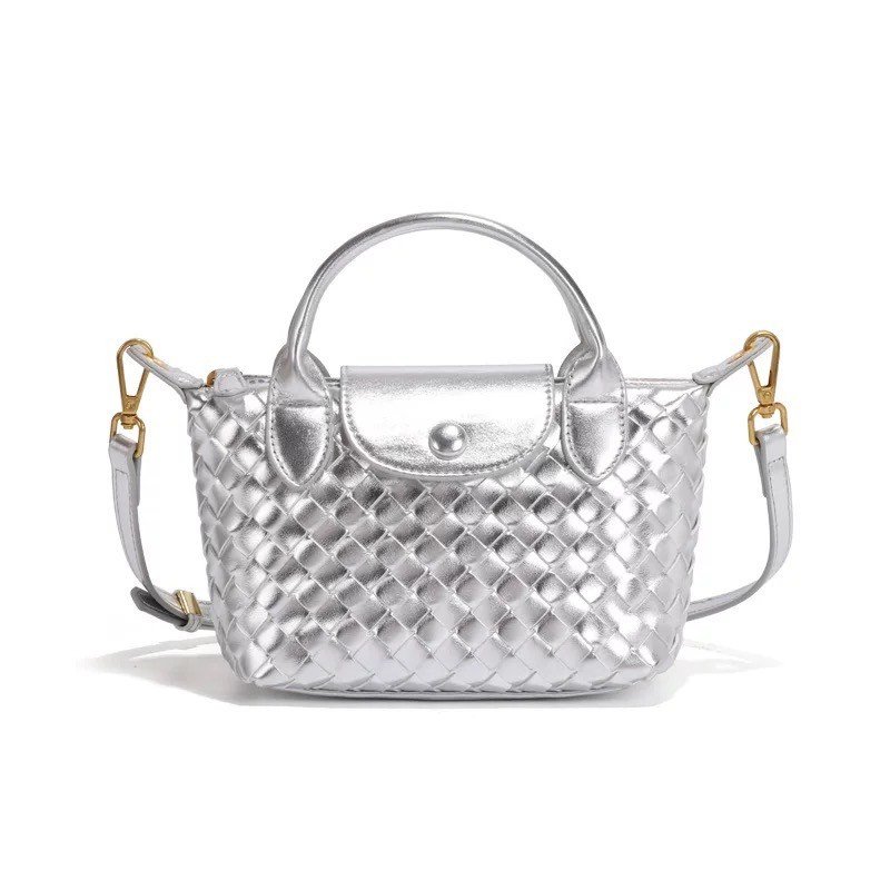 PU woven leather Handbags Model B1767