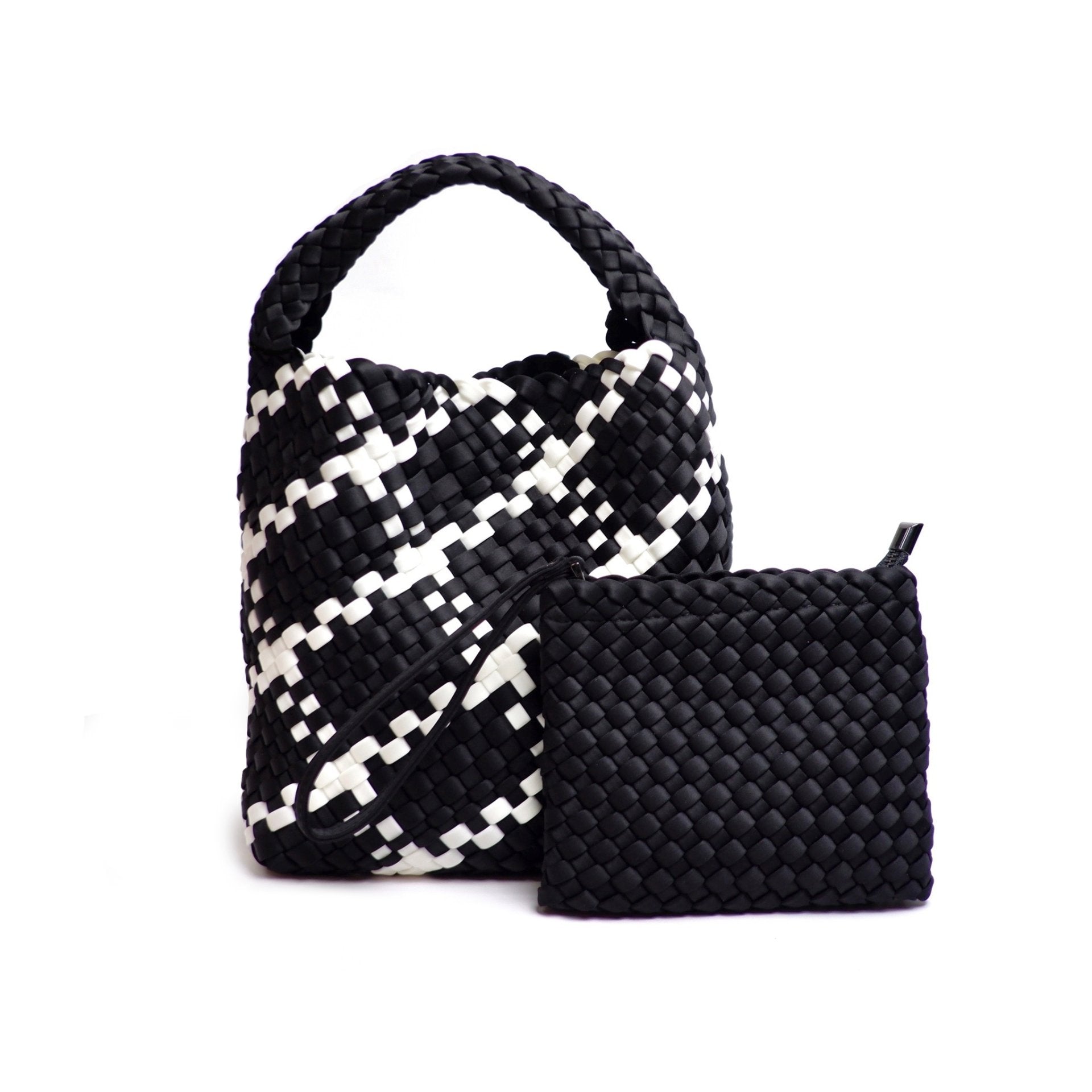 PU leather Woven Bag Model B1682