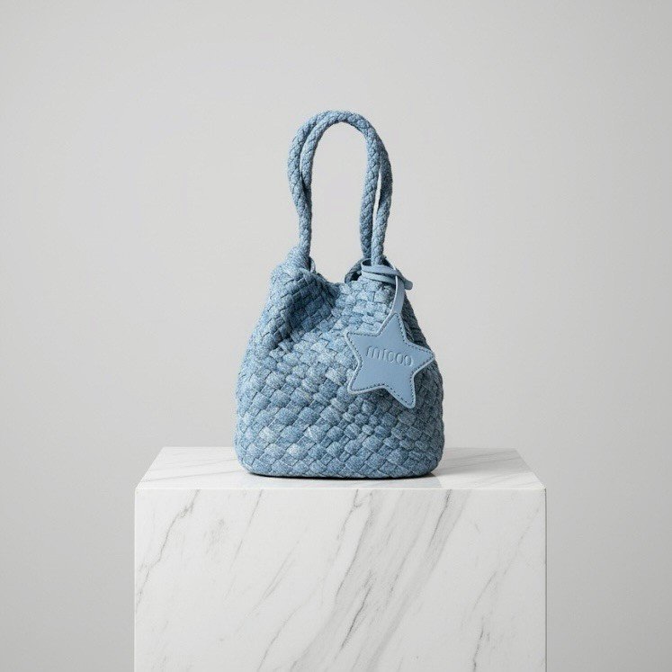Denim Weave Bags Model 3052-1 (Denim Blue)