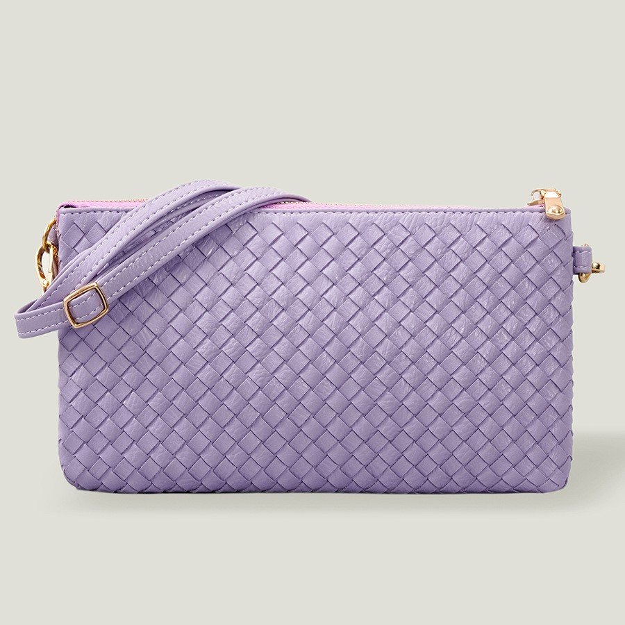 Woven Cutch Bags with cross body strap Model 31168