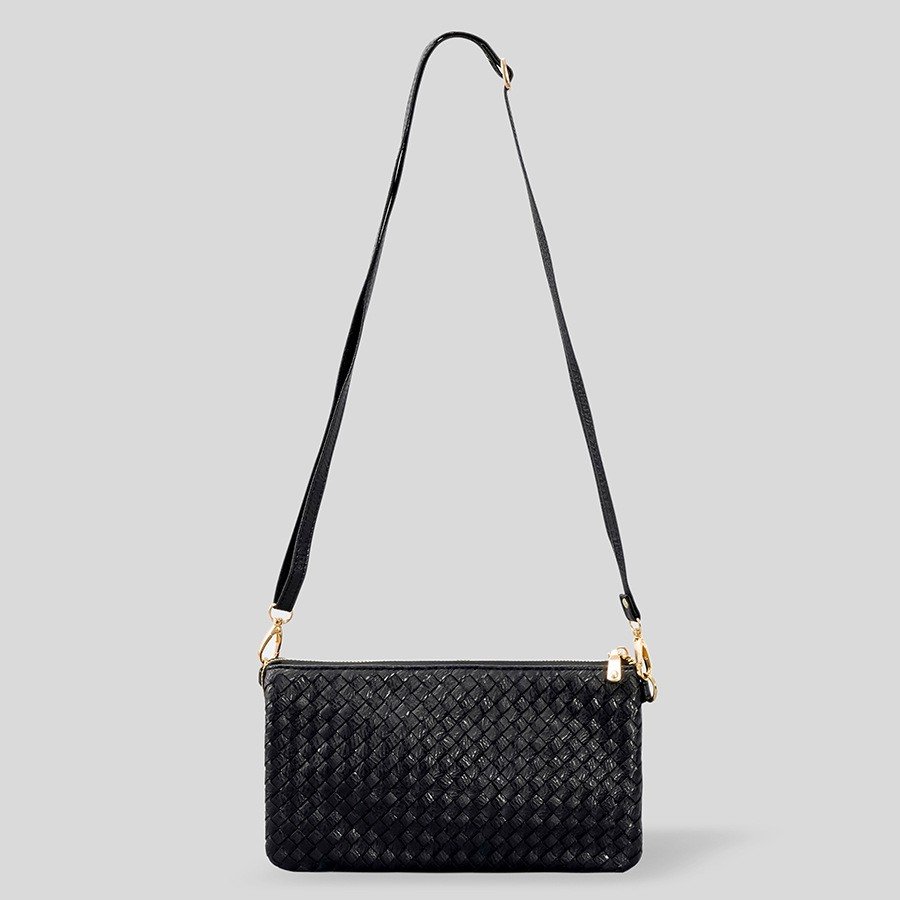 Woven Cutch Bags with cross body strap Model 31168