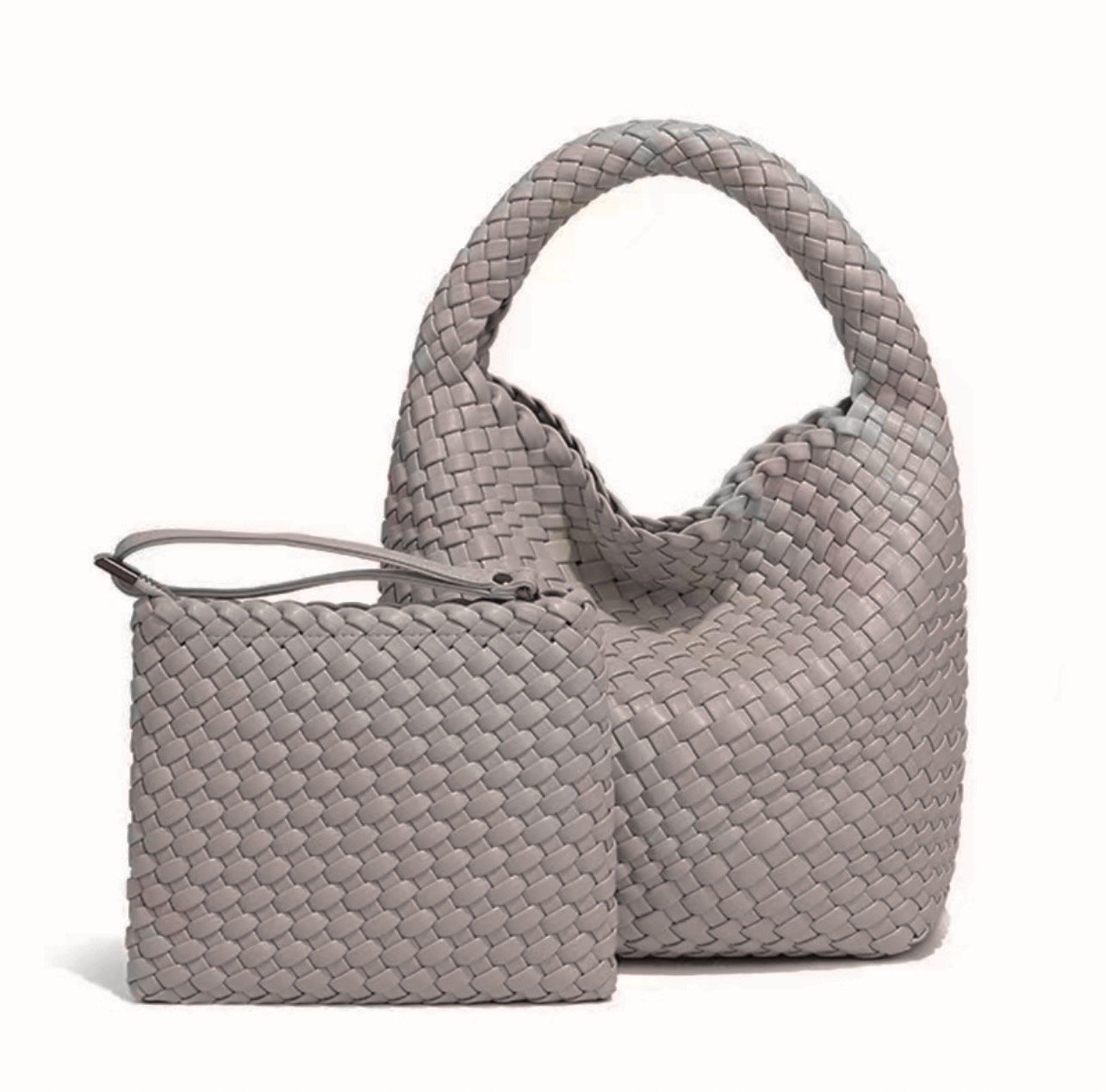 PU leather Woven Bag Model B988