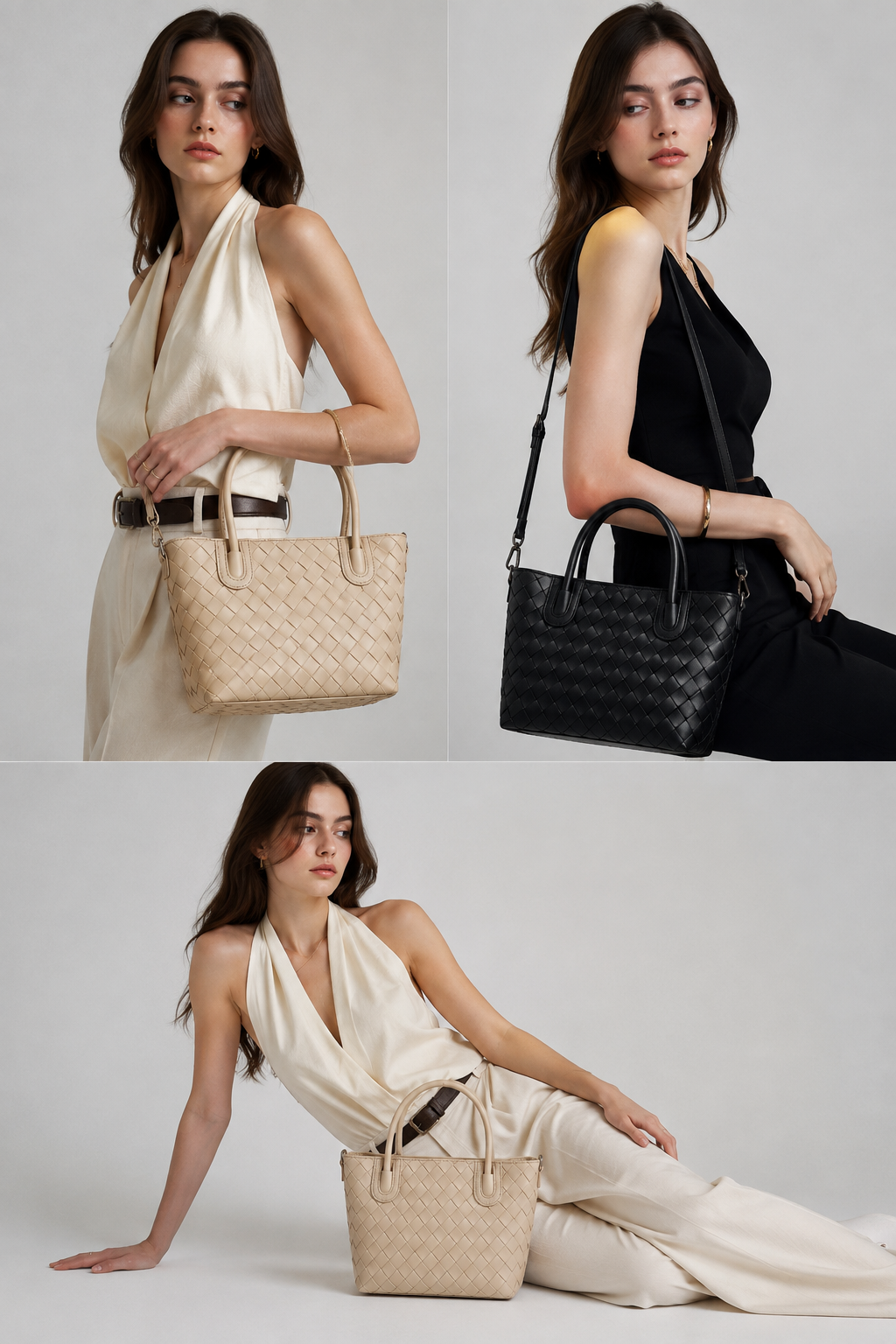 MICCO Woven Tote Bag M3006-1