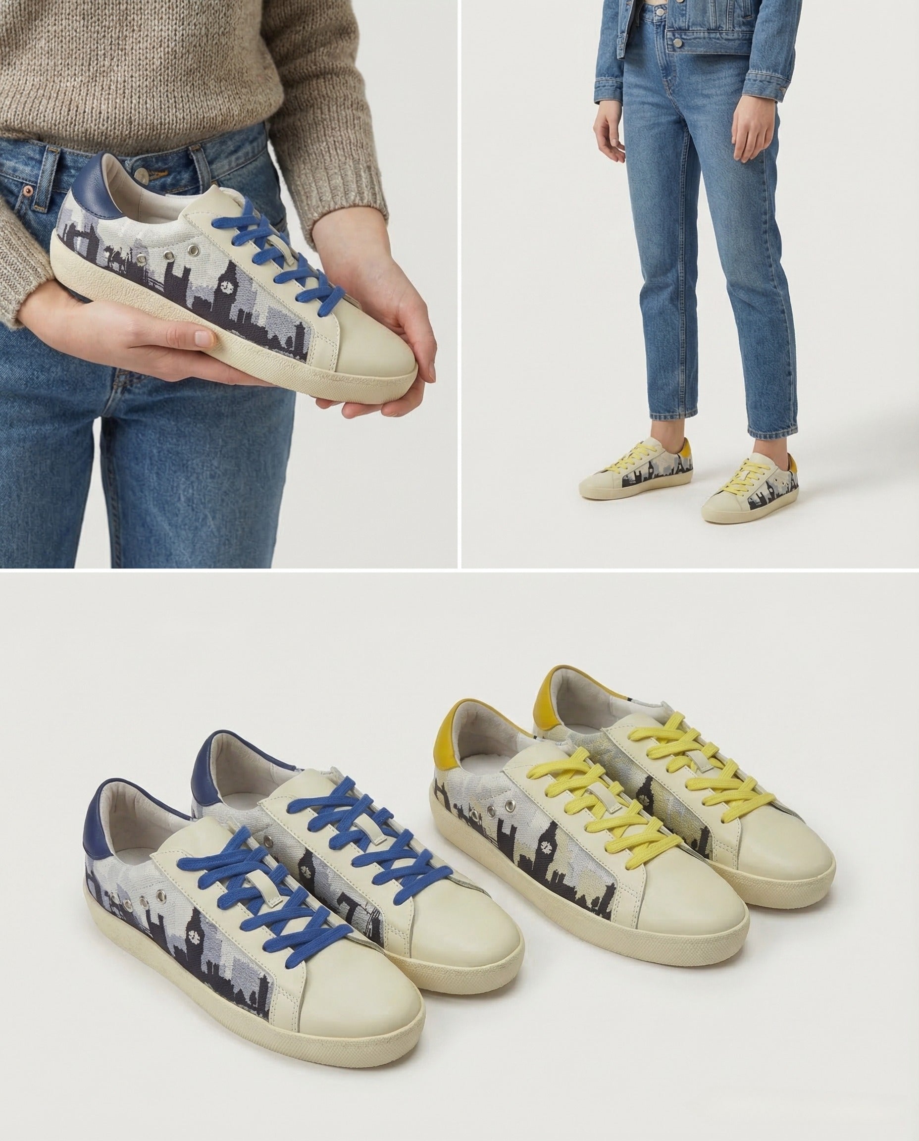 MICCO Geniune Leather Sneakers Model NSH92-3