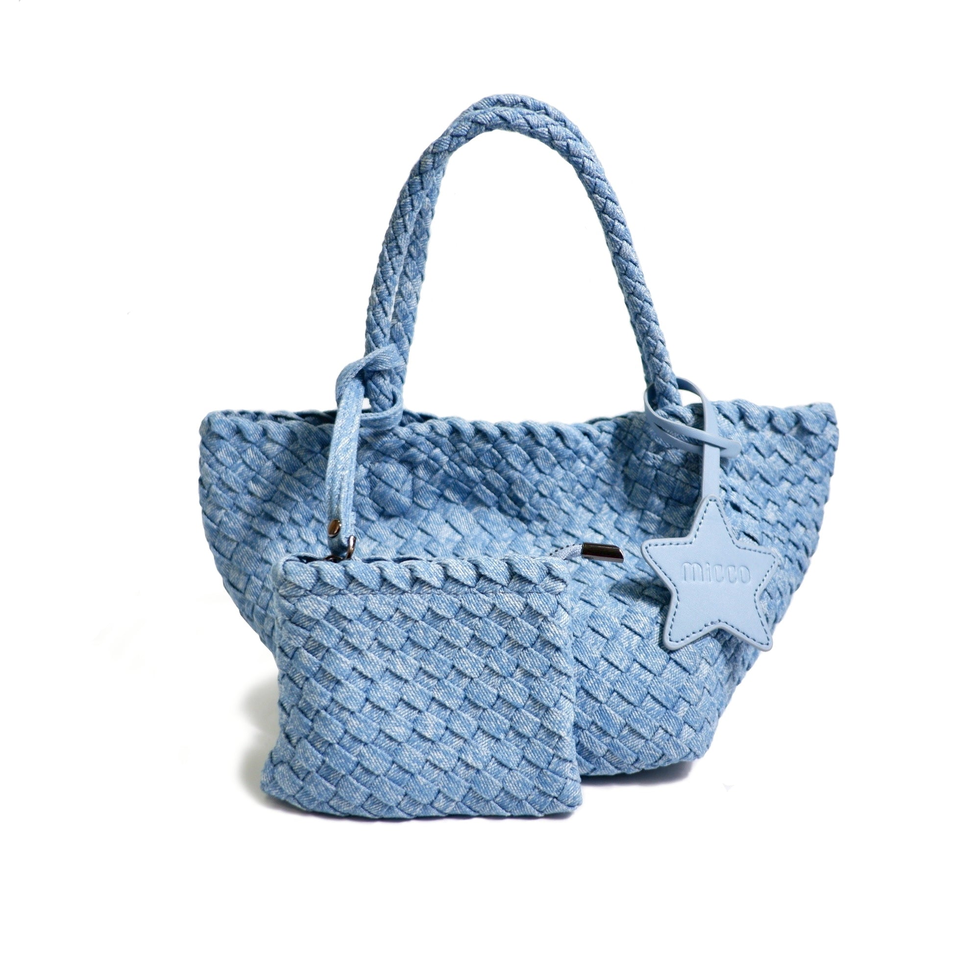 Denim Weave Bags Model 3052-1 (Denim Blue)