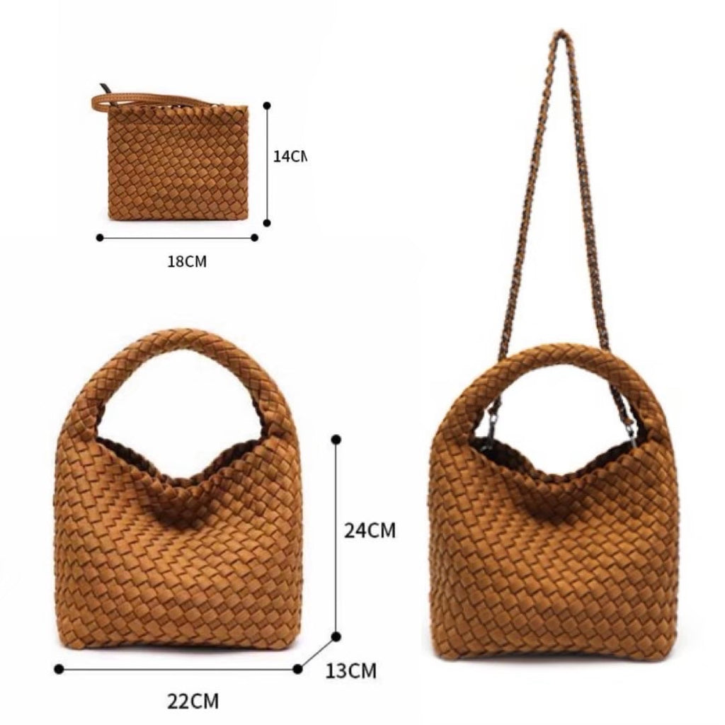 PU leather Woven Bag Model B1682