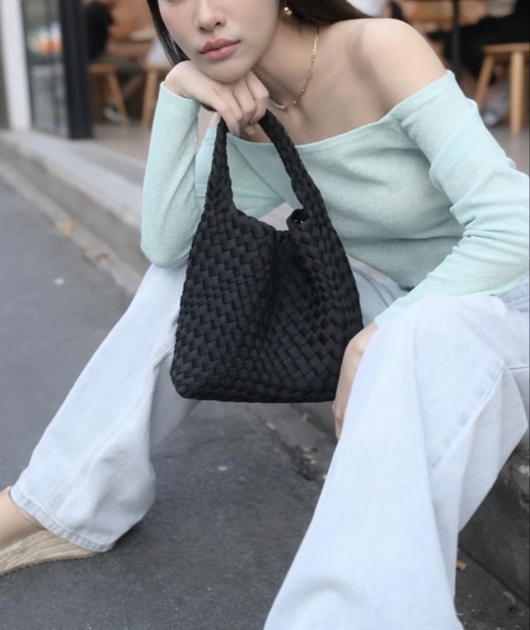 PU leather Woven Bag Model B1682