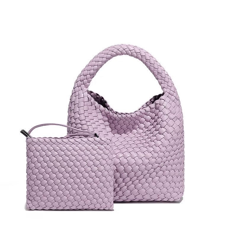 PU leather Woven Bag Model B988