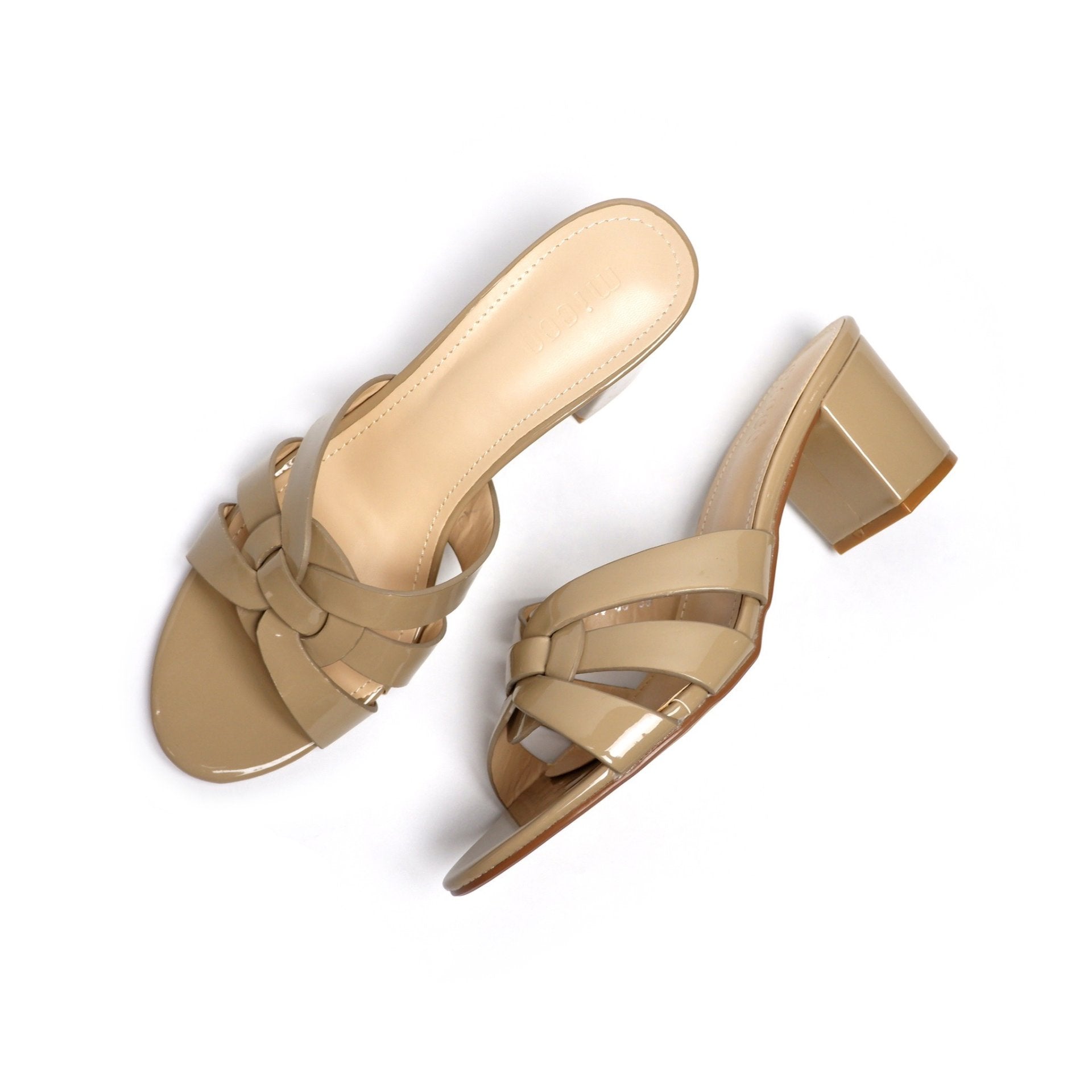 MICCO Braided Heels Sandals Open toe Model 7S05-38