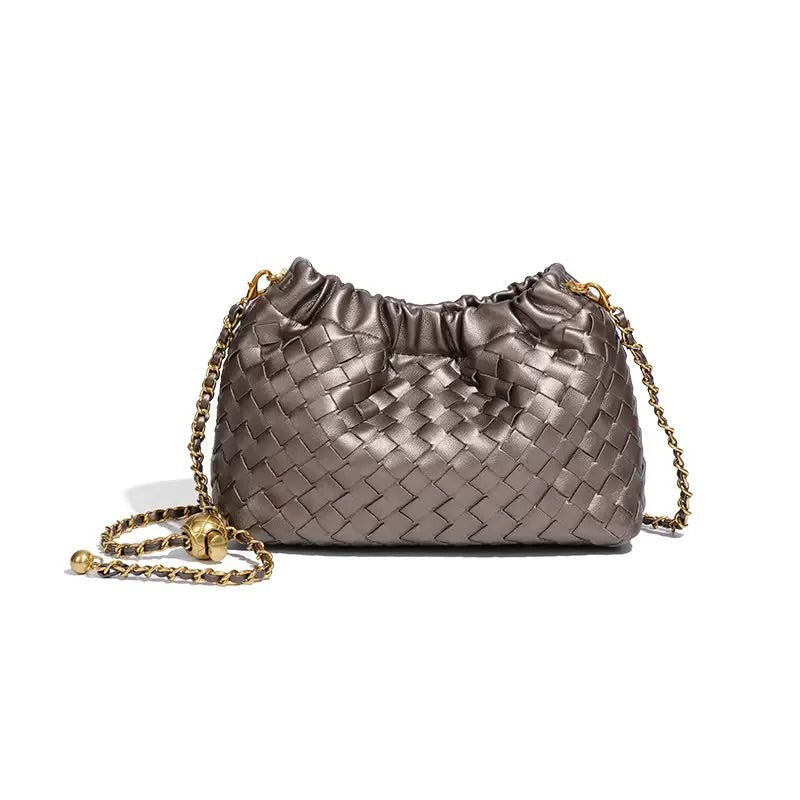 Hand-Woven Bag Classic Style Shoulder Messenger Bag Model B1849