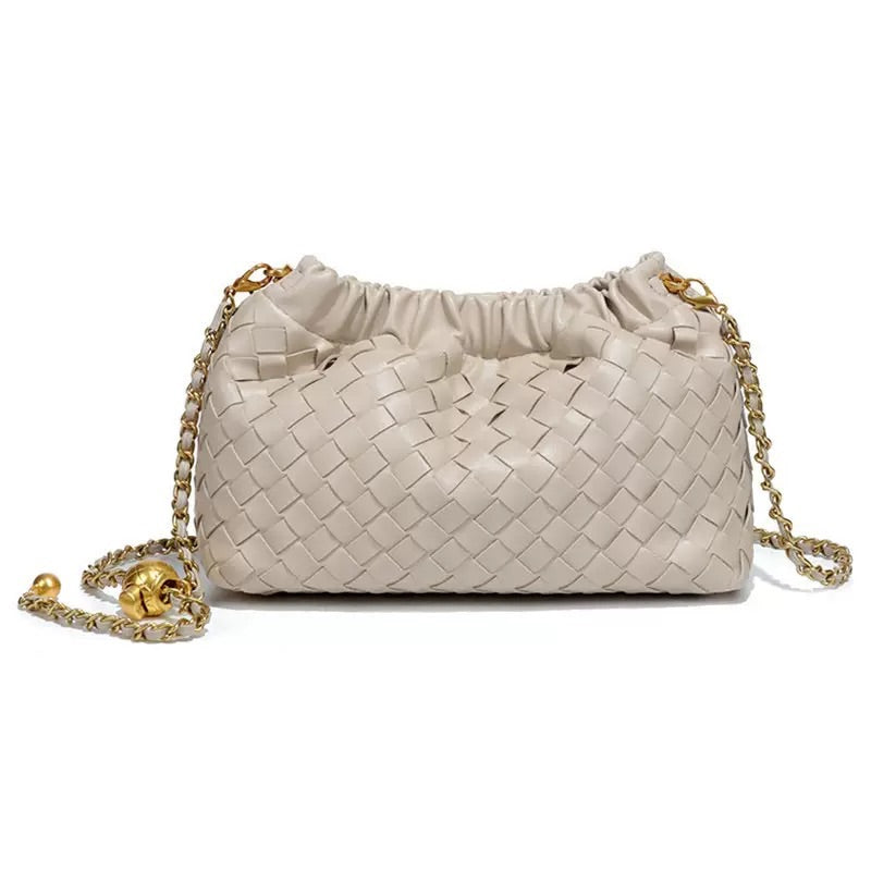 Hand-Woven Bag Classic Style Shoulder Messenger Bag Model B1849