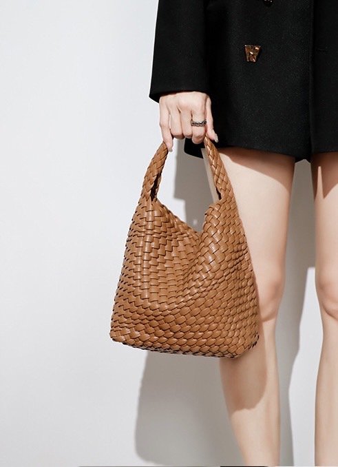 PU leather Woven Bag Model B988