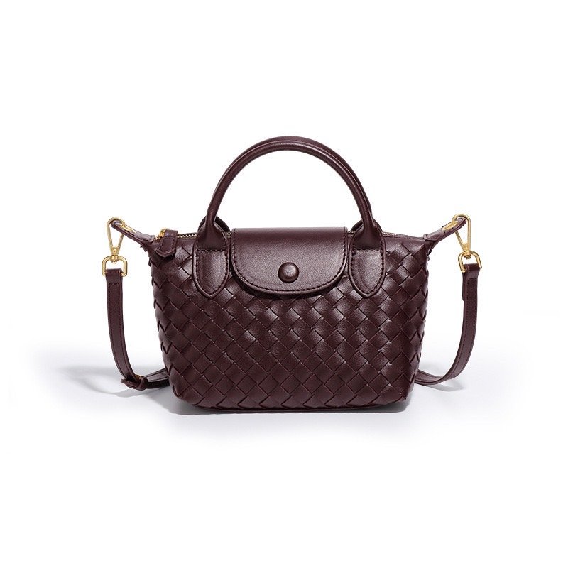 PU woven leather Handbags Model B1767
