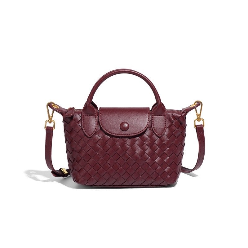 PU woven leather Handbags Model B1767
