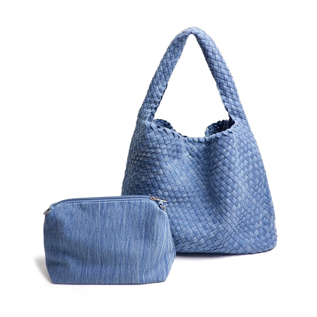 Woven Denim Handbags Model B1683-1
