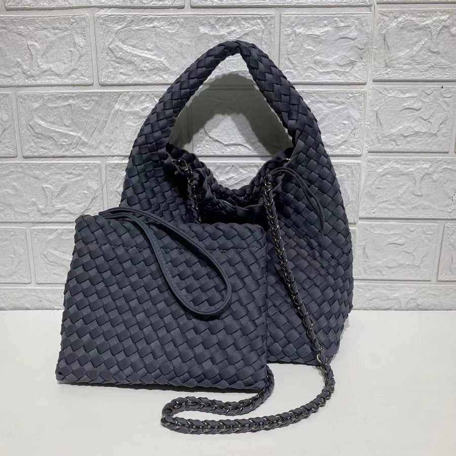 PU leather Woven Bag Model B1682