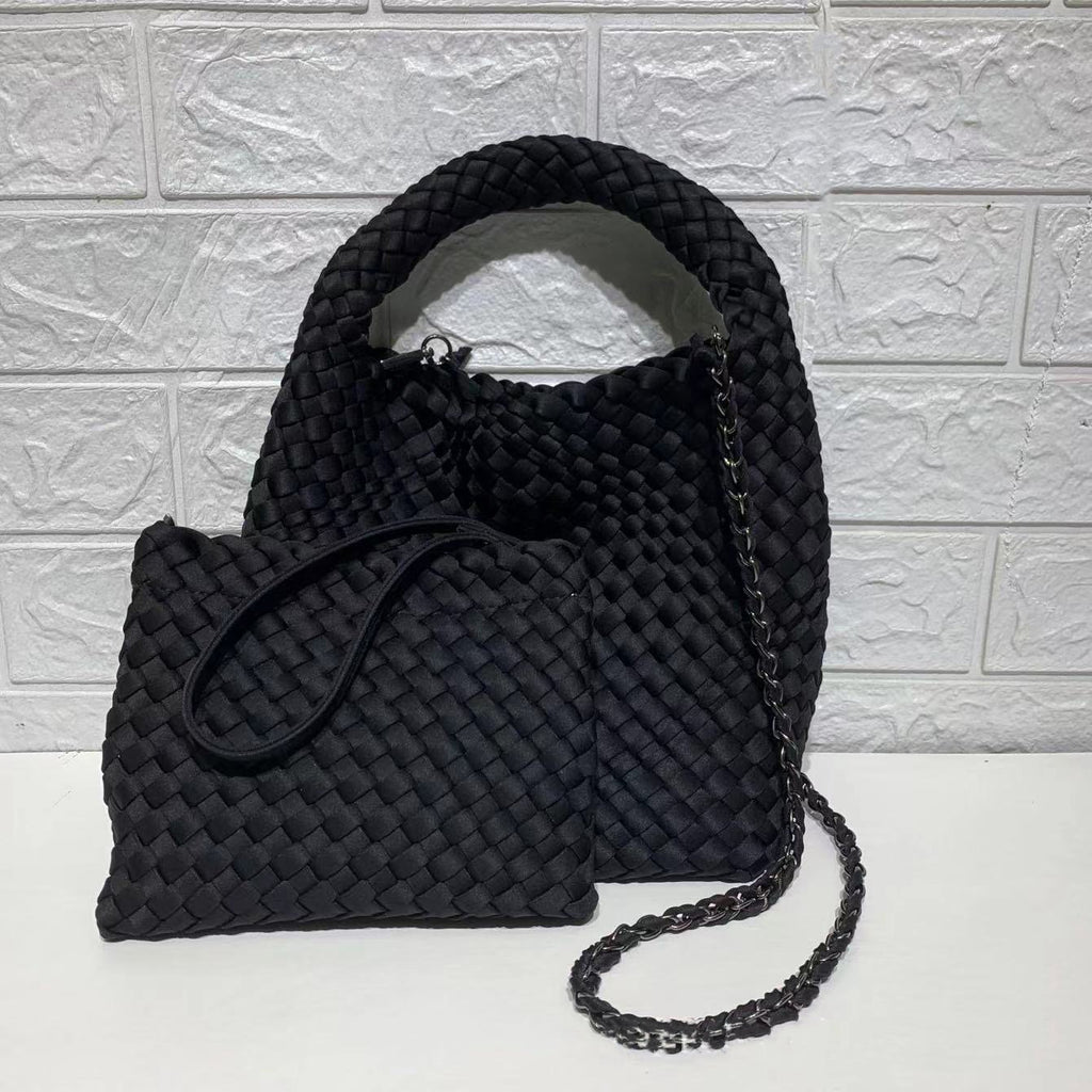 PU leather Woven Bag Model B1682