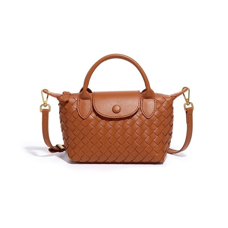 PU woven leather Handbags Model B1767