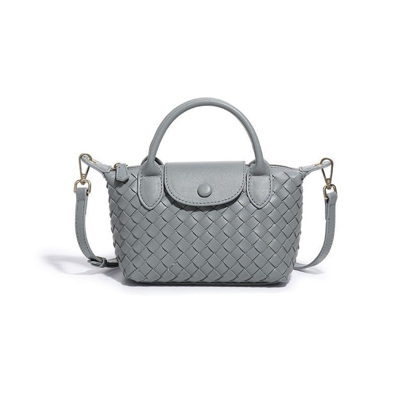 PU woven leather Handbags Model B1767