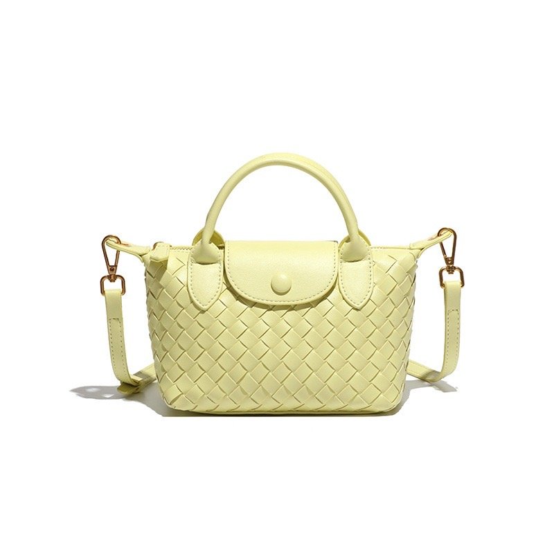 PU woven leather Handbags Model B1767