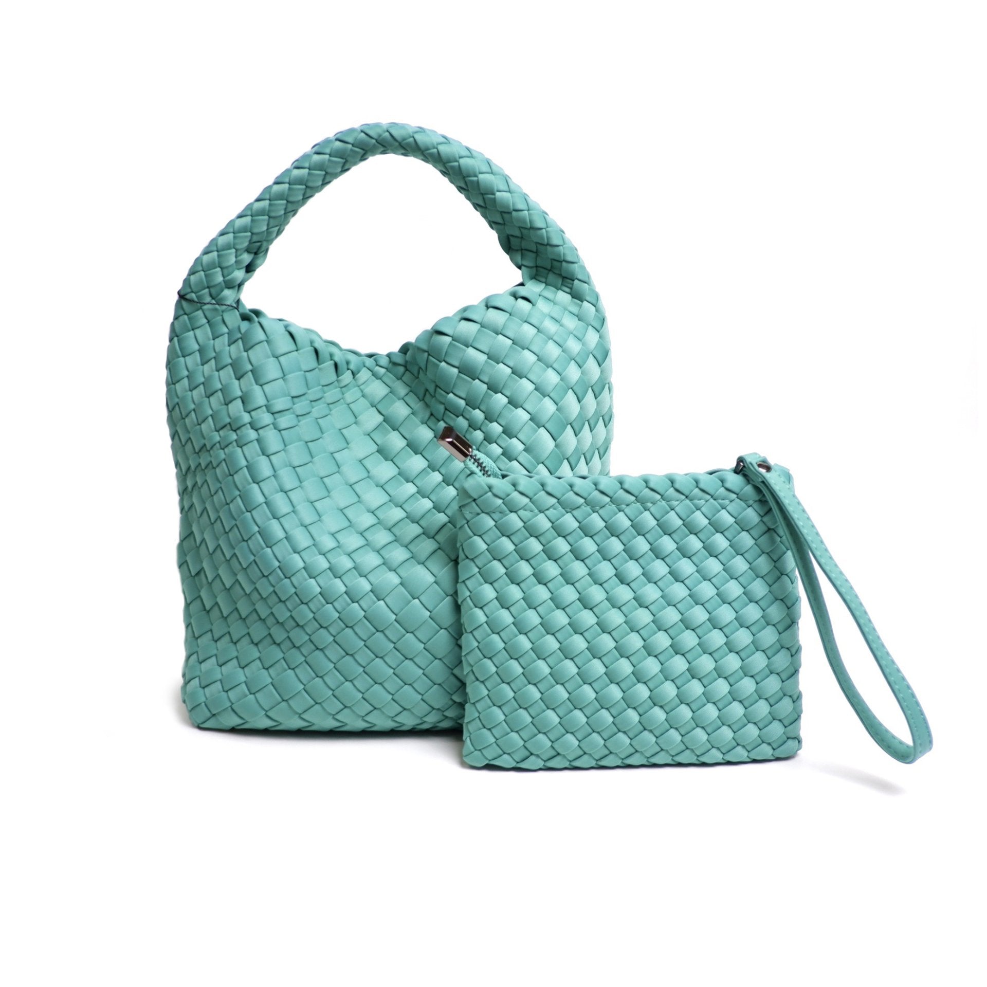 PU leather Woven Bag Model B1682