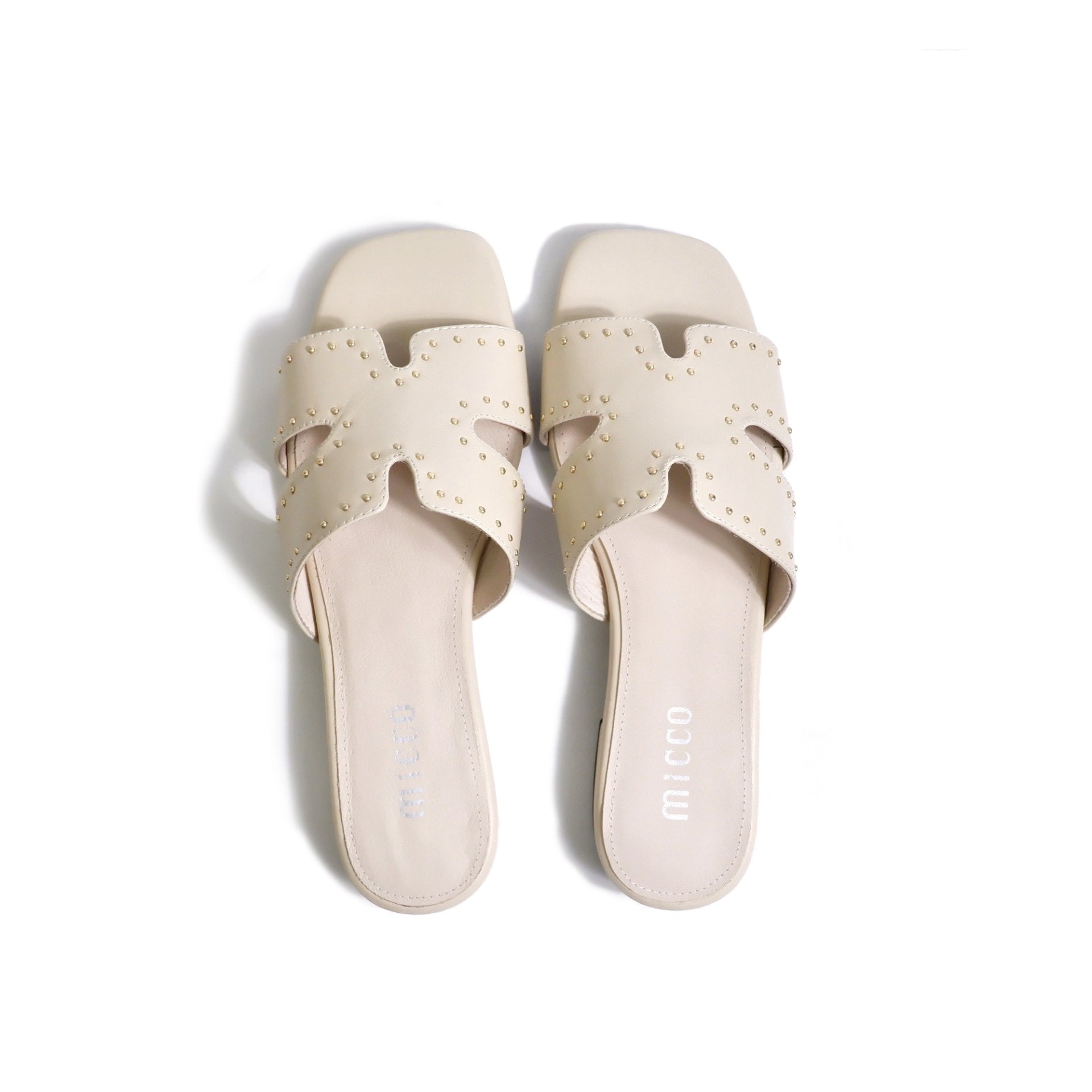 MICCO Studded Slide Sandals 2560A-9