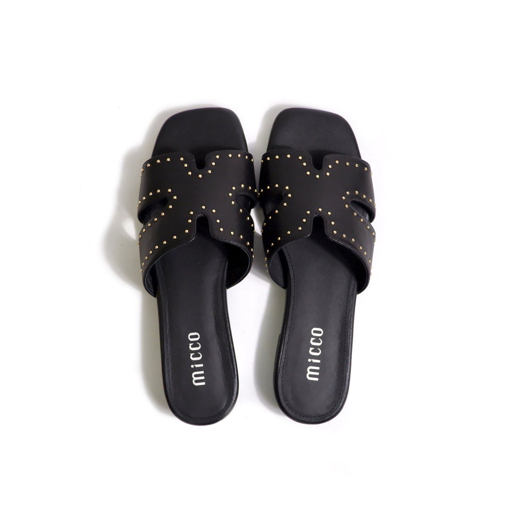 MICCO Studded Slide Sandals 2560A-9