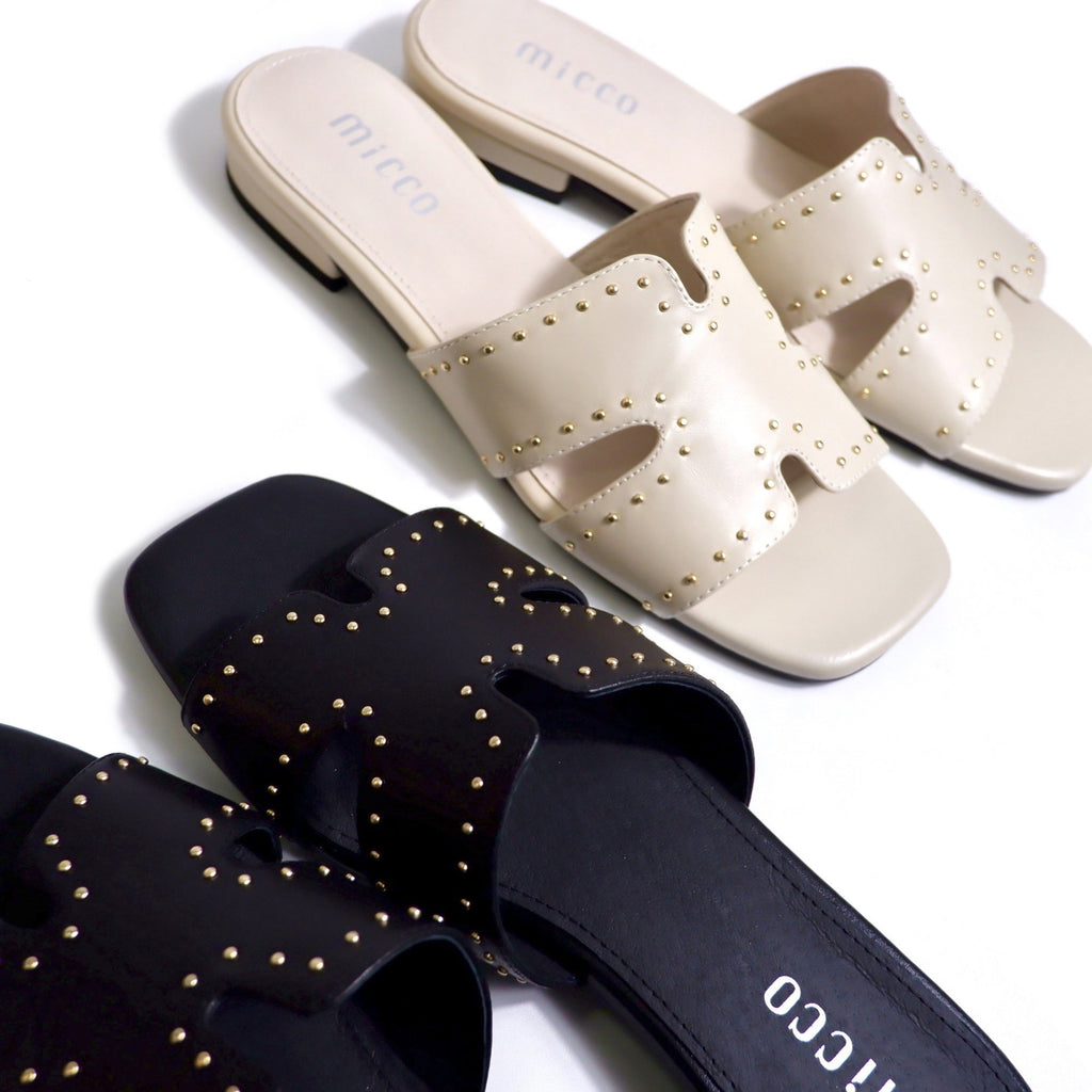 MICCO Studded Slide Sandals 2560A-9