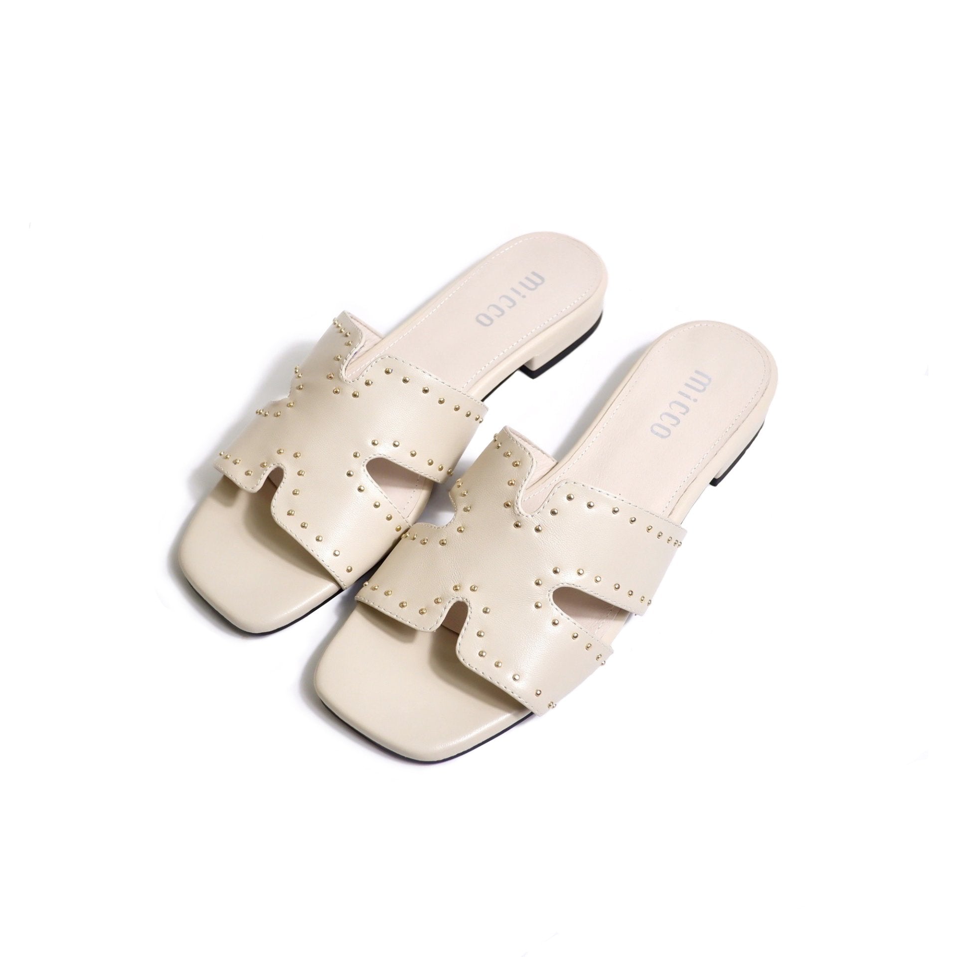 MICCO Studded Slide Sandals 2560A-9