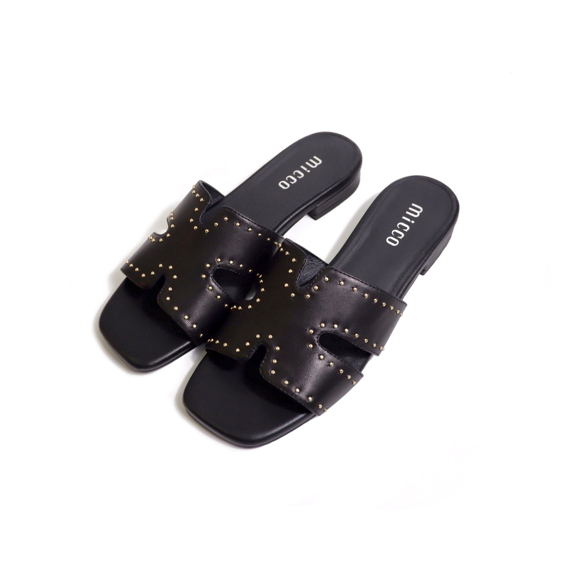 MICCO Studded Slide Sandals 2560A-9