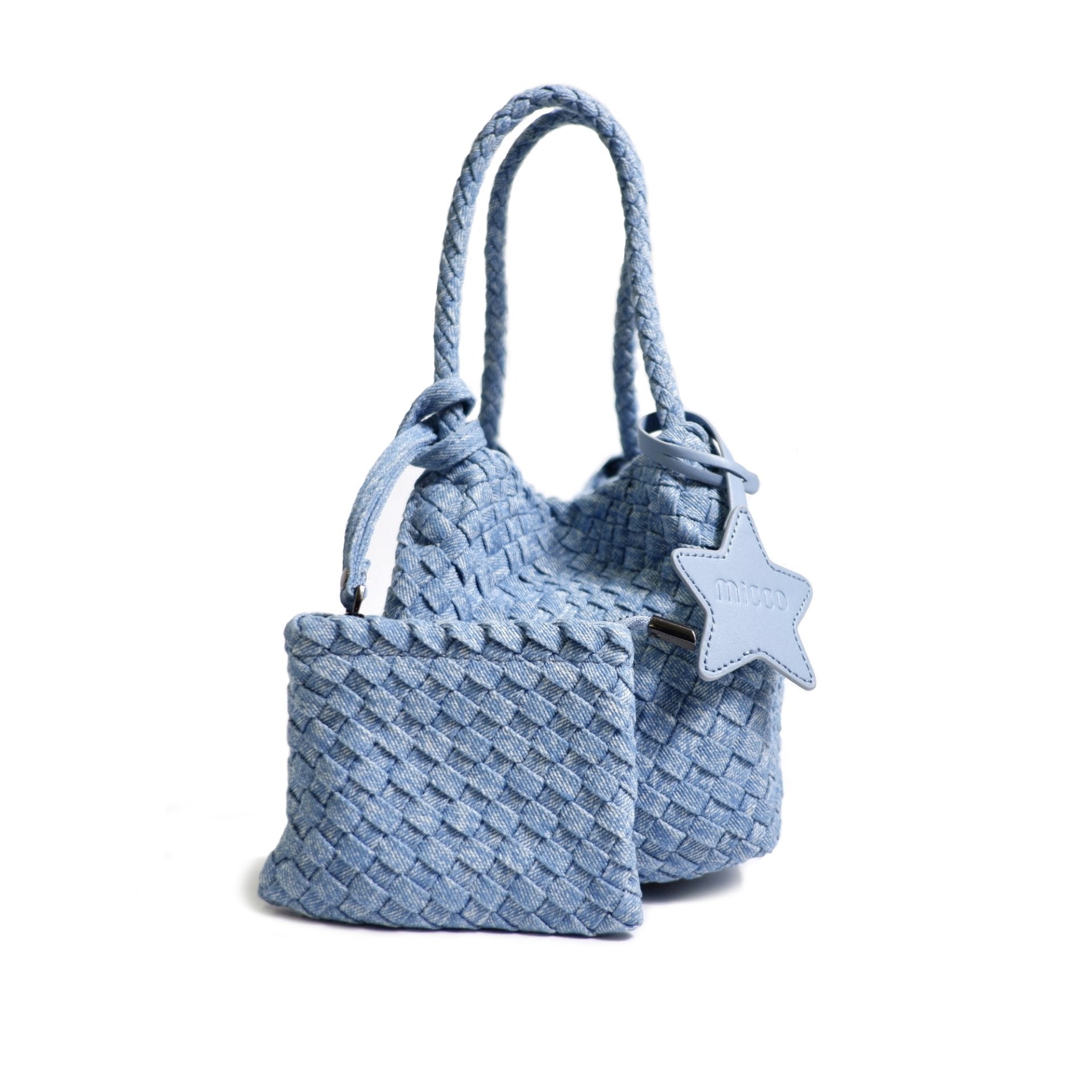 Denim Weave Bags Model 3052-1 (Denim Blue)