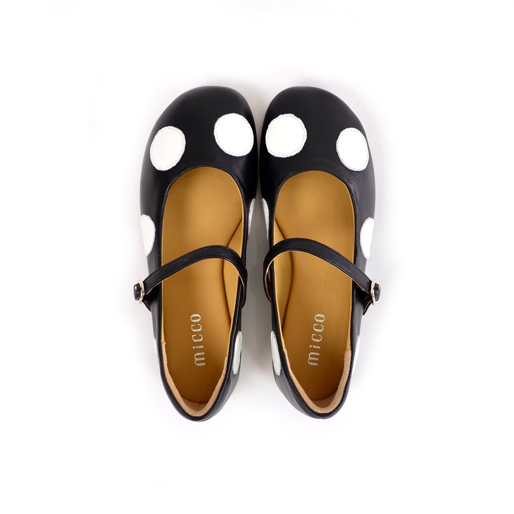 MICCO Polka Dot Mary Jane Flats 7698-3