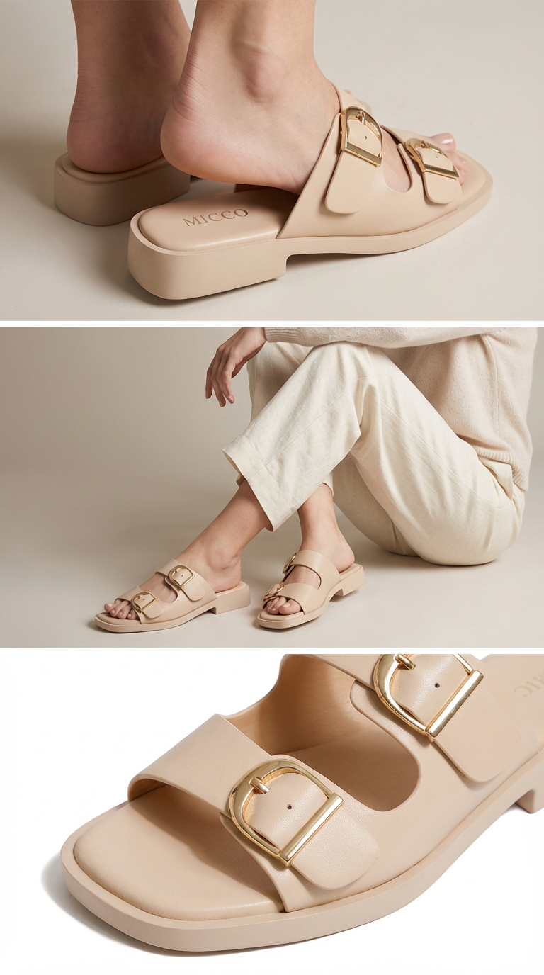 MICCO flat sandals Model 1821-6 