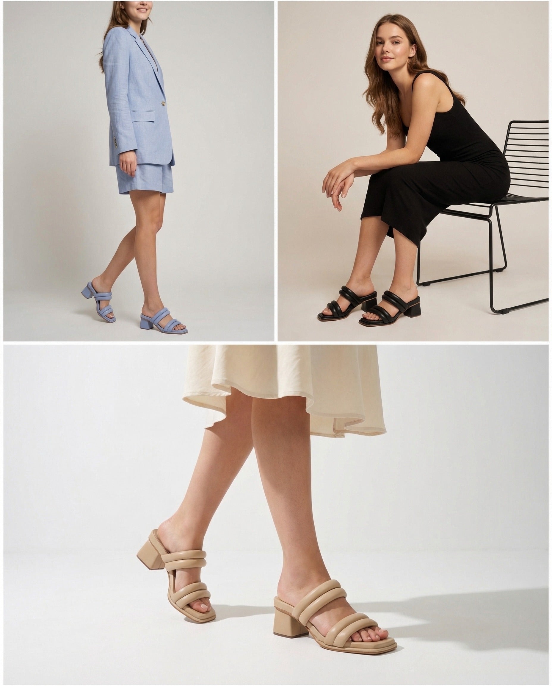 MICCO Open toe heeled sandals Model WAFER