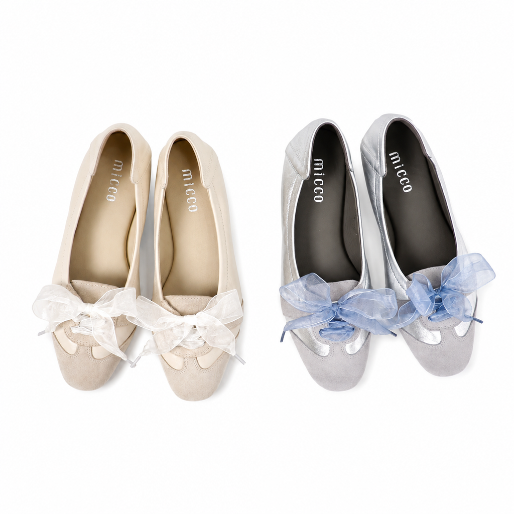 MICCO Ribbon Ballet Flats 1086-71